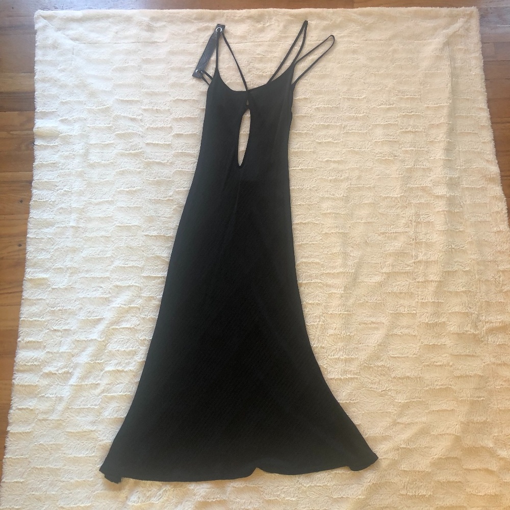 Versus Versace Dress-- Keyhole and Leather Strap